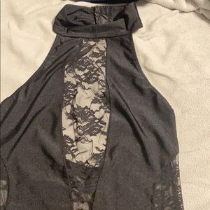 Black lasenza body suit